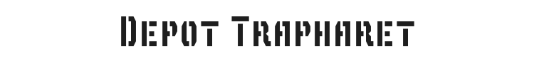 Depot Trapharet Font Preview