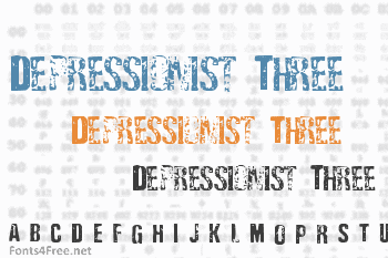 Depressionist Three Font