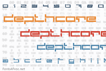 Depthcore Public Font