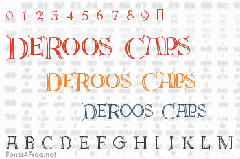 DeRoos Caps Font