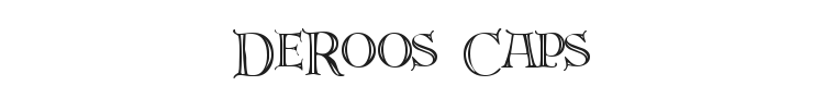 DeRoos Caps Font