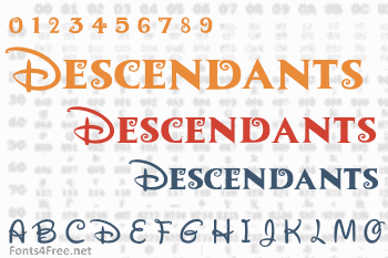 Descendants Font