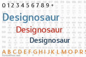 Designosaur Font