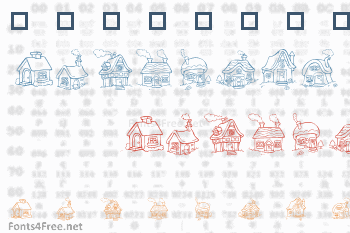 Destiny Little Houses Font