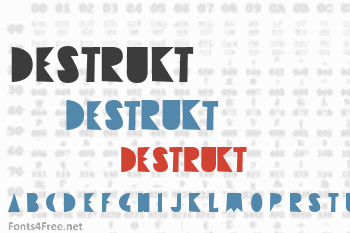 Destrukt Font