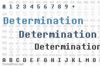 Determination Font