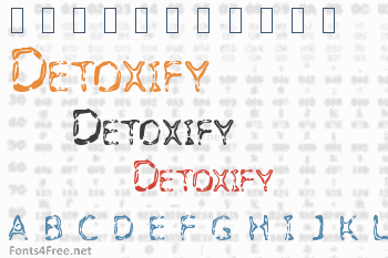 Detoxify Font