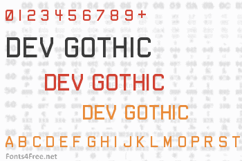 Dev Gothic Font