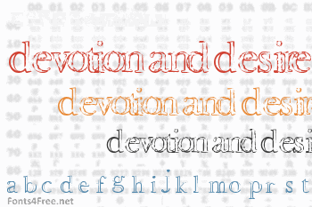 Devotion and Desire Font