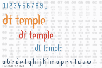 DF Temple Font