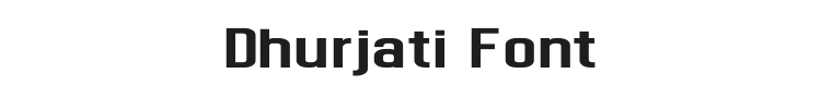 Dhurjati Font