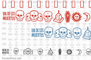 Dia de los muertos Font