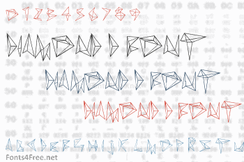 Diamond D Font