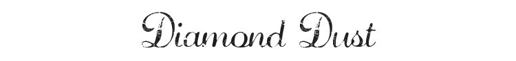 Diamond Dust Font Preview