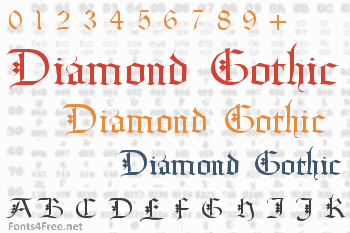 Diamond Gothic Font