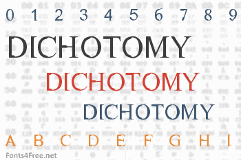 Dichotomy Font