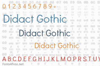 Didact Gothic Font