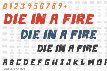 Die in a Fire Font