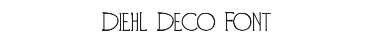 Diehl Deco Font Preview