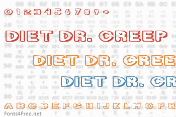 Diet Dr. Creep Font