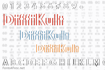 DiffiKult Font