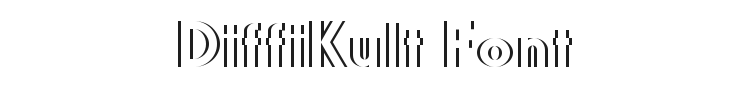 DiffiKult Font