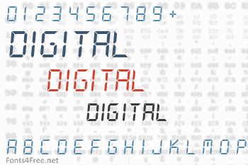 Digital Font