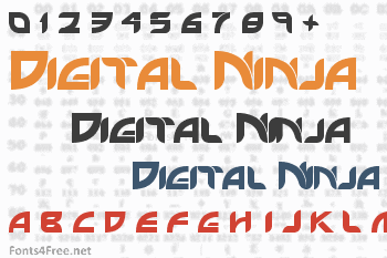 Digital Ninja Font