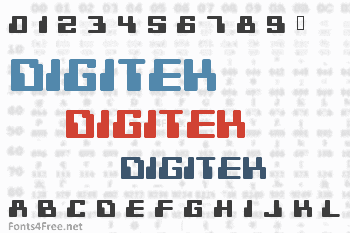 Digitek Font