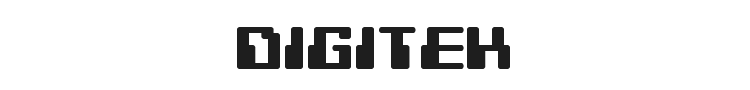 Digitek Font