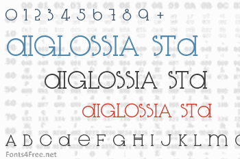 Diglossia Std Font