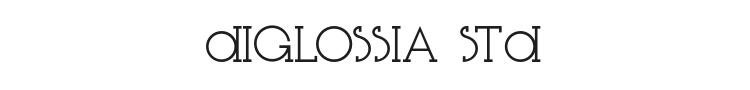 Diglossia Std Font Preview