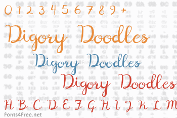 Digory Doodles Font