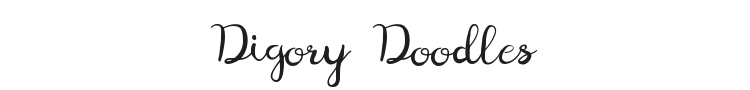 Digory Doodles Font Preview