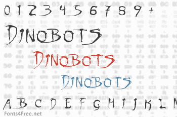 Dinobots Font