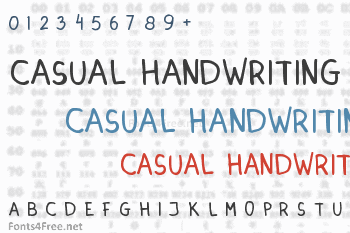 Dinski Casual Handwriting Font