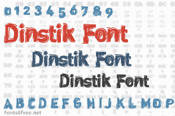 Dinstik Font