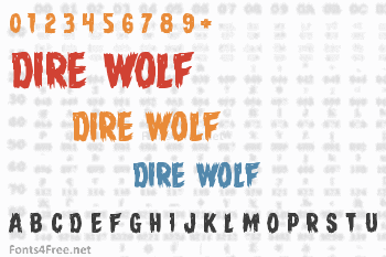 Dire Wolf Font