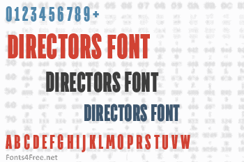 Directors Font