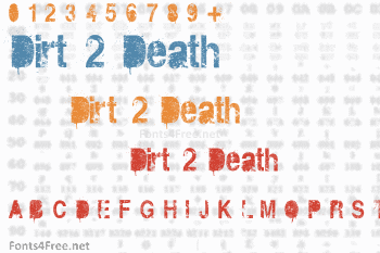 Dirt 2 Death Font