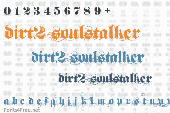 Dirt2 SoulStalker Font