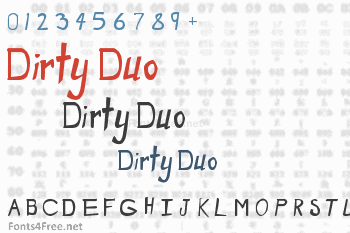 Dirty Duo Font