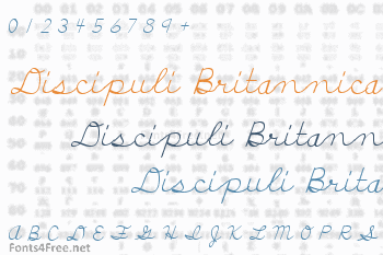 Discipuli Britannica Font