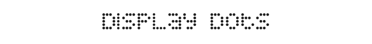 Display Dots Font Preview
