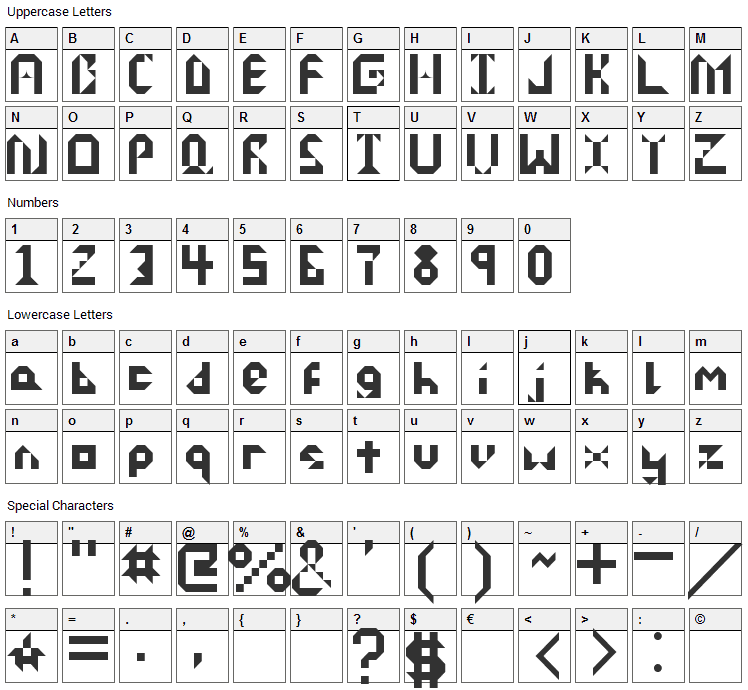 Dispose Font Character Map