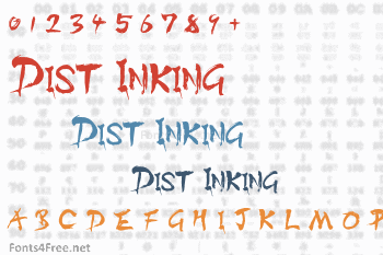 Dist Inking Font