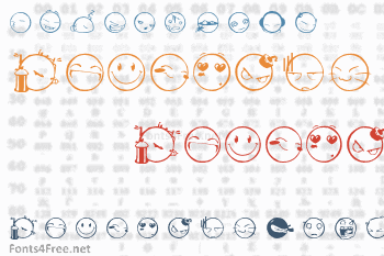 DIST Yolks Emoticons Font