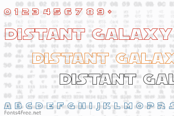 Distant Galaxy Font