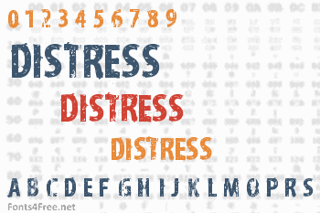 Distress Font