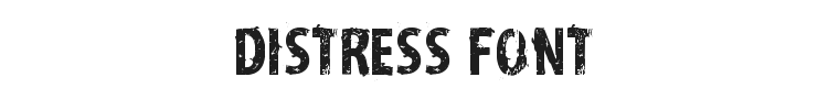 Distress Font